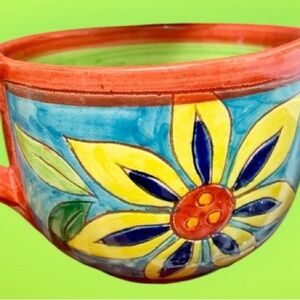 Beautiful huge Mexican mug talavera ?